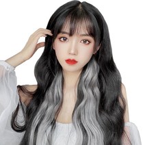 하이유니 브릿지 트윙클 여자 부분 셀프 패션 헤어 피스 붙임 머리 가발, 기본 (너비:3.5cm/기장:55cm), 13.문라이트골드