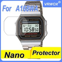 가전제품 액세서리 카시오 G-충격 A158WA A159W A159WA A159WAD-1 A168WEC A168WA-1W PET 보호 필름에 나, 02 2PCS A159W-N1D