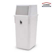 리벤스 멀티 가정용 재활용 분리수거함 60L(화이트)(스티커증정), 단품