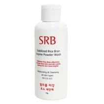 SRB 쌀뜨물 미강 효소 세안제 70ml 1개