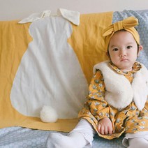 CH1531830 꿀잠블랭킷 아기담요 유아이불, 옐로우