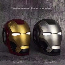휴대용스피커 Marvel iron Man 무선 휴대용 블루투스 스피커 서브 우퍼가있는 방수 야외 베이스 스테레오 칼럼 뮤직 플레이어, [01] Iron Man Red
