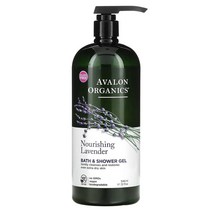 아발론 오가닉스 Avalon Organics 배스 & 샤워젤 너리싱 라벤더 946ml(32fl oz), 5개