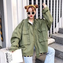 비테프 체크 포인트 오버핏 자켓