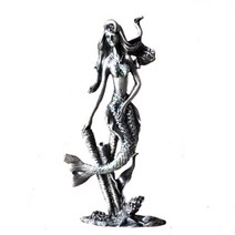 인테리어 소품 조형물 북유럽 인어 동상 선원 문 조각 인테리어 액션 피규어 데스크탑 인형 Craf 카페 홈인테리어, A