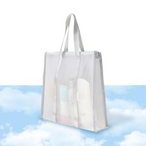 해변 워터파크 방수 투명 PVC 비치백 가죽 세련된