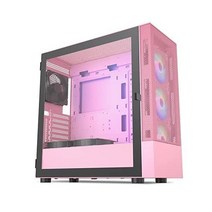 Vetroo AL600 핑크 미드 타워 ATX PC 케이스, AL600_Pink