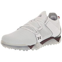 Under Armour 남성용 HOVR 투어 스파이크리스 클리트 골프화 (102) 헤일로 그레이/애프터 번/블랙