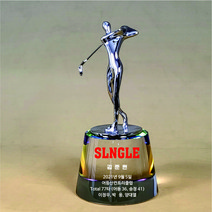 우진아썸 골프트로피 싱글트로피 이글패 싱글패 홀인원패 골프대회트로피 케이트로피 WS14R