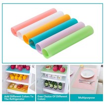 12 팩 냉장고 매트 세탁 가능한 냉장고 라이너 냉장고 패드 청소 선반 라이너 Cuttable 주방 매트, 하나, 무작위 색상