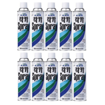 [오비아이]일신 케미칼 CNA 락카 스프레이 페인트 420ml, 진회색 10개, 그레이