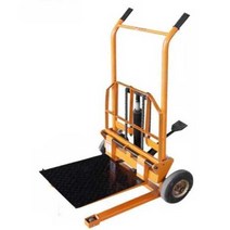 소형 수동 지게차 리프트 파렛트 하역 자키 스태커, 200kg 상승 0.9m 범용1