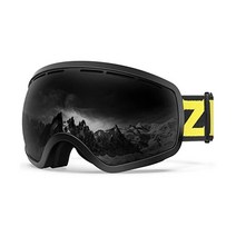 ZIONOR X10 스키 스노우 보드 고글 OTG, 08.D2-x10 블랙