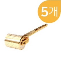 더마큐골드 MTS 시술 mts 홈케어 피부 모공 롤러 스탬프 1set(5개)(바늘길이.롤러 선택), 0.2mm, 8열