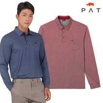 [PAT 남성] 전판 미니멀 패턴 카라 티셔츠_1H55101