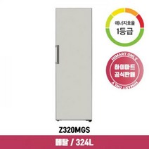 [색상선택형] LG전자 오브제 컨버터블 김치냉장고 메탈 Z320AA 324L 방문설치, 그레이, Z320MGS(메탈 그레이), 그레이