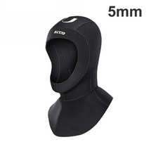 보온 네오프렌 잠수복 후드 스쿠버 다이빙 스노클링 카약 항해 서핑 모자 5mm 및, 06 H52-5mm_03 L