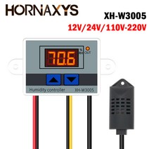 XH-W3005 습도 조절기 디지털 습도 조절기 습도 측정기 습도 조절기 12V 24V 220V, 01 12V