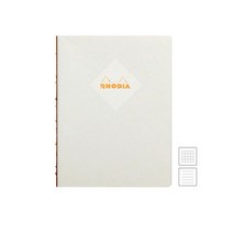 로디아 헤리티지 노출바인딩 노트 19x25 쉐브론화이트, 내지:격자, 단품