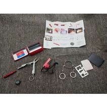 구조대 공개 SOS 야외 종말 물자 생존 키트 방재 구생함 황야 비상장