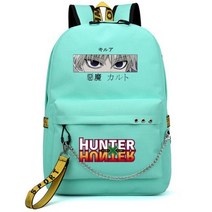 헌터 X 소녀 학교 배낭 키렐라 눈 킬라 HxH 애니메이션 가방 일본 하라주쿠 책가방 소녀용 배낭