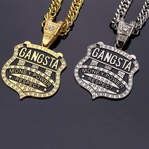 힙합목걸이 갱스터 힙합 펜던트_[230515EA]