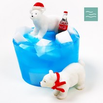 마타바 방학 홈스쿨 지구온난화 독후활동 (1인용) 북극친구들 피규어 비누 만들기 KIT, 03_북극곰(2종중랜덤)+제로콜라