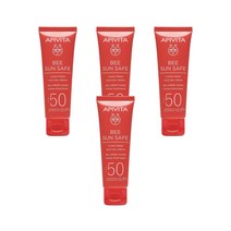 아피비타 페이스 젤 크림 SPF50 50ml Apivita Bee Sun Safe, 4팩