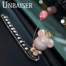 UNBAISER 주차번호판 차량용 전화번호메모판 자동차 이동판, T04-큐빅 화이트곰(분풍선)임시 주차 사이즈 장식품