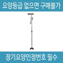 복지용구 지팡이 화려한 실버 노인 어르신 효도 할머니지팡이 실버용품, 감경대상자 9%