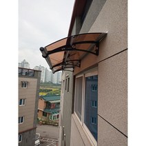 캐노픽스 650x1600 DIY 캐노피 테라스 정문 렉산 처마 비가림 현관 차양 비막이, 그린, 직결피스, 검정, 1개