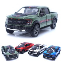 1300K 포드 F150 랩터 리버리 에디션 미니카 풀백, (색상)포드F150에디션(블루), 포드F150에디션(블루)
