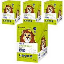 웰킵스 미세먼지황사마스크 대형 KF80, 5개입, 5개, 백색