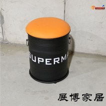 인테리어 의자 업소용 사무실 당구장의자 빈티지의자 디자인 철제의자 카페 드럼통의자 소파 헬스장, 기본, 드럼통
