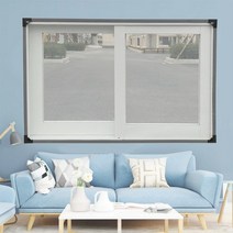 고양이 방충망 모기장 자석 고정 창문 베란다 안전망, 60x140cm