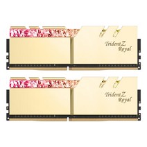 엠지컴/G.SKILL DDR4 64G PC4-28800 CL18 TRIDENT Z ROYAL 골드 (32Gx2)