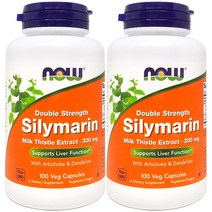 2병 Now Foods 나우푸드 실리마린 밀크씨슬 300 mg 100정