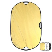 라미 5in1 반사판 원형반사판(일반) 80cm RM-LRE_C5in1, 5in1 타원형반사판(그립) 80x120cm