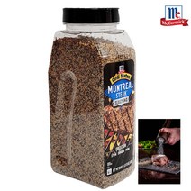 산들에바람 맥코믹 몬트리얼 스테이크시즈닝 822g 1통+미니약과1개 서비스 바베큐 시즈닝 조미료, 1통+미니약과1개서비스