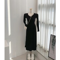 러블리아미에 / 아미에 /골지 랩 꼬임 롱 원피스 4color