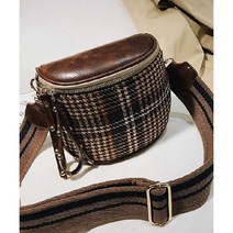 체크원형롤리백(luke)
