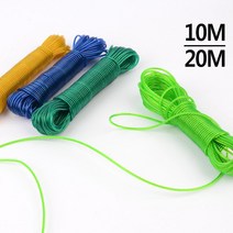 튼튼한 와이어빨래줄 옥상빨래줄 캠핑용 건조대용품 건조대끈, 10m