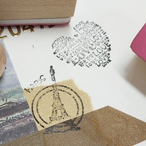 빈티지스탬프 우드 나무도장 다꾸 감성 꾸미기