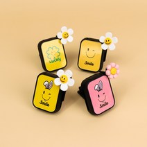 아로마푸딩 차량용 스마일 방향제, 클린코튼