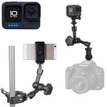 GOPRO10 호환 다용도 매직 암 마운트 집게 고프로10, 본상품선택