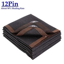 오토바이그물망 바이크망 헬멧그물 로프 3 6 12 핀 블랙 hdpe 안티 uv 태양 그늘 전망대 쉼터 야외 pergola 캐노피 태양 커버 농업 온실 양산, 1mx3m, 12핀 네트