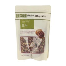 우리집 호도 어르신선물 식자재 풀무원 정월대보름 올가 [2입기획] 루비호두 견과류 마른안주 건강간식 식사대용 (300gx2EA) 1세트
