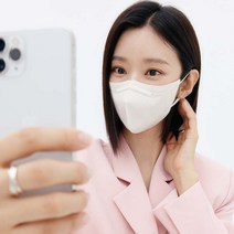 [이주빈마스크] 누이누아 새부리형 라이트핏 데일리 컬러 마스크 포슬린베이지 25매 (중형/대형), 미스틱그레이-M