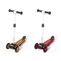 8세 어린이용 야간 안심 발광바퀴 킥보드 생일 스쿠터보드 풋보드 유아, LED옐로우