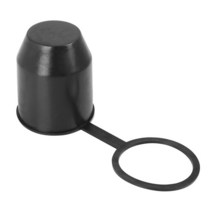 자동차 견인고리 견인볼유니버설 50mm 자동 토우 바 볼 커버 액세서리 견인 히치 캐러밴 트레일러 보호, 01 Black